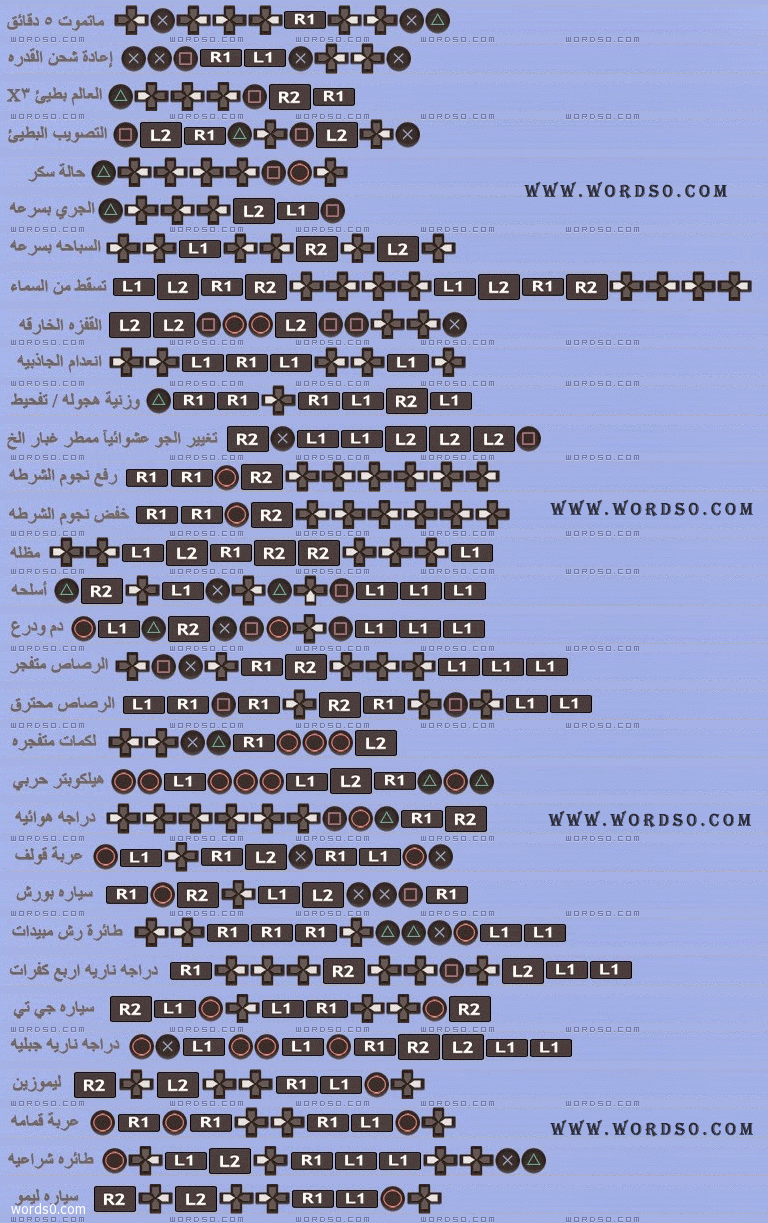 لعبة كل الاولاد بتحبها , رموز جراند 5