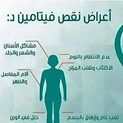 اسباب نقص فيتامين د , نقص فيتامين د والاطعمه التي تحتوي عليه