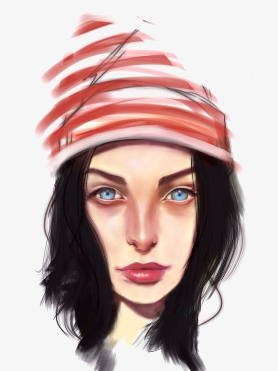 بنات رسم - اجمل بنات مرسومة على صور 6582 6