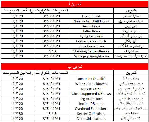 برنامج كمال اجسام سريع وفعال- برنامج كمال اجسام 769 2