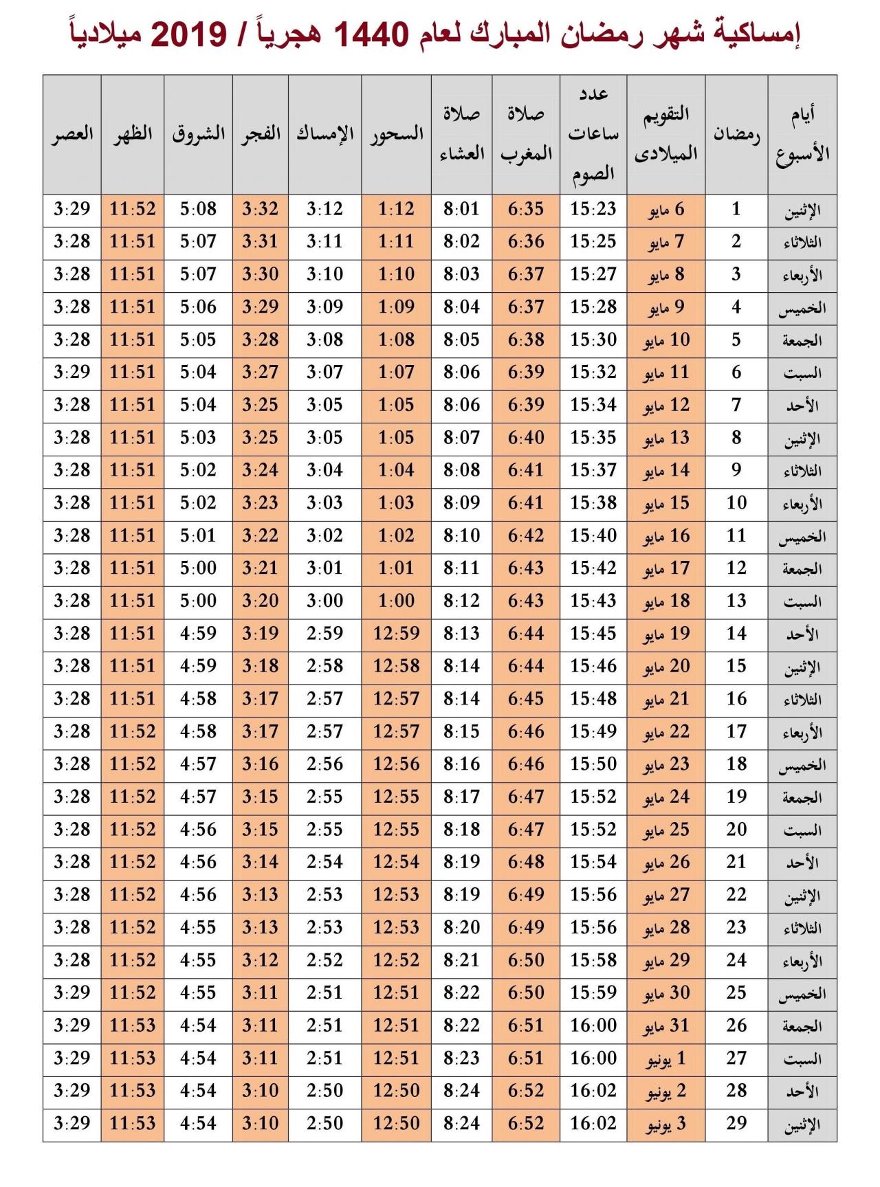 رمضان 2024 المغرب